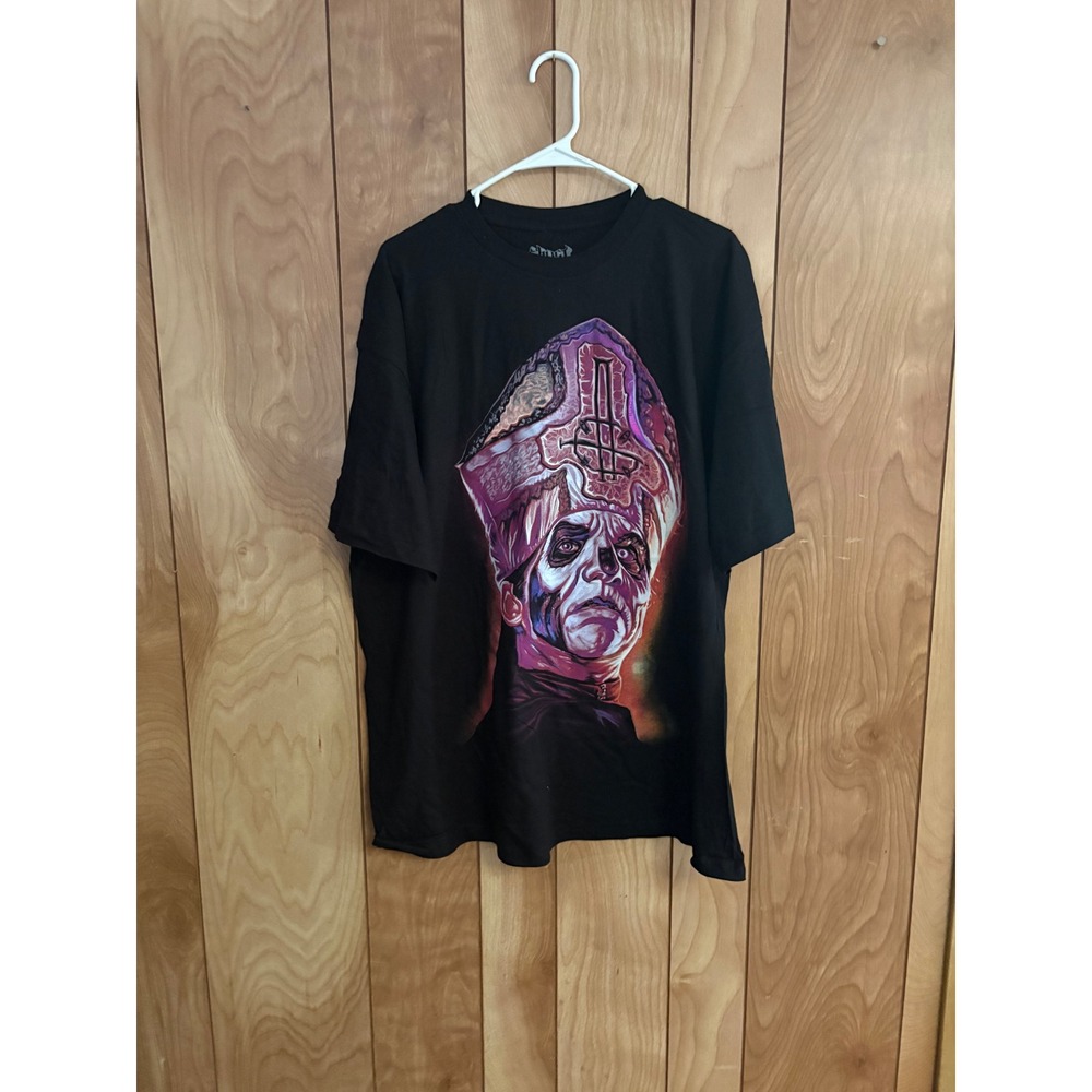 Ghost Band Papa Emeritus IV Graphic T-Shirt Mens XL Black Short Sleeve 2023 Rock